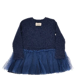 'Snow' knitted mini dress