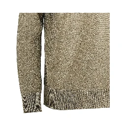 Lurex sweater with lace