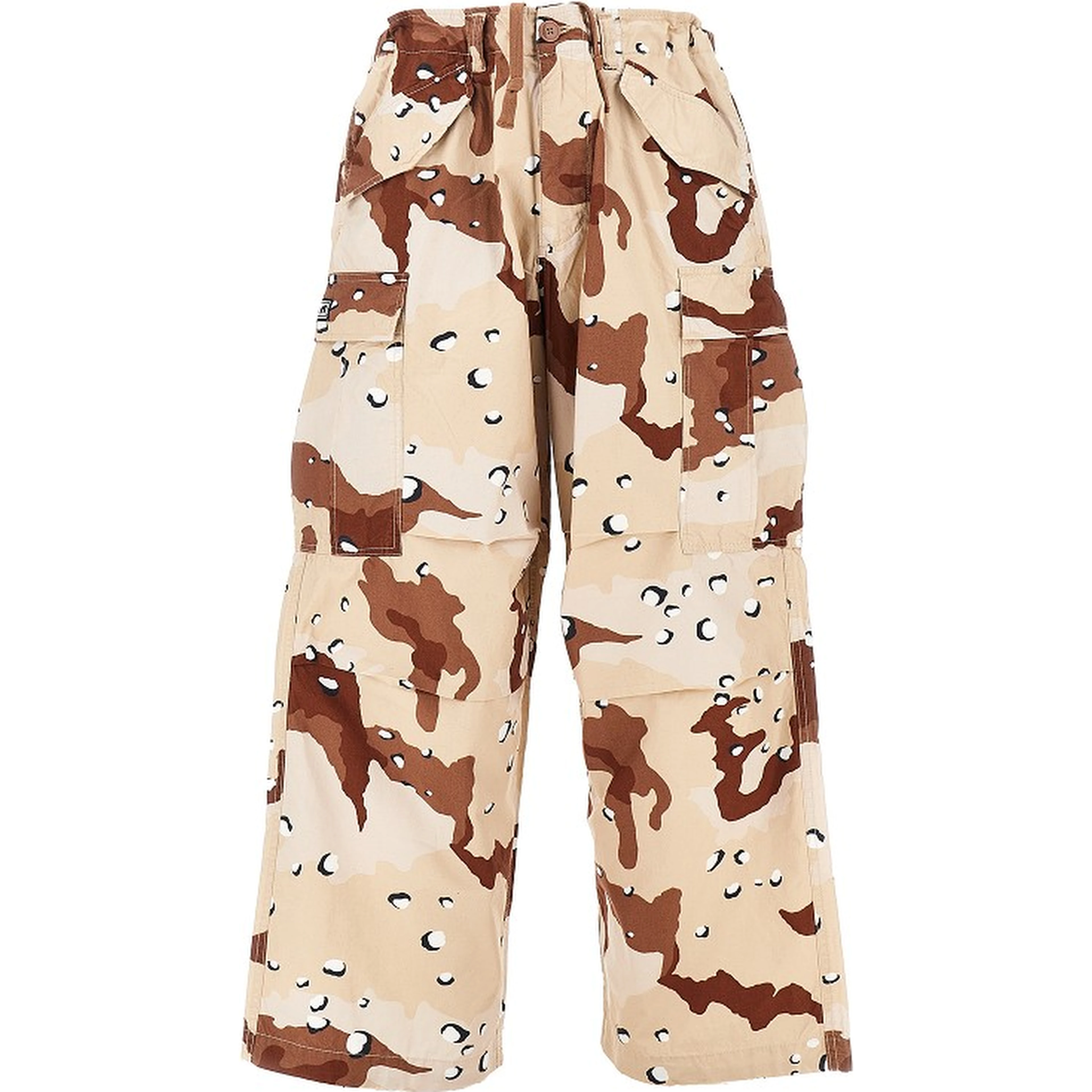 Baggy Fit camouflage cotton cargo pants