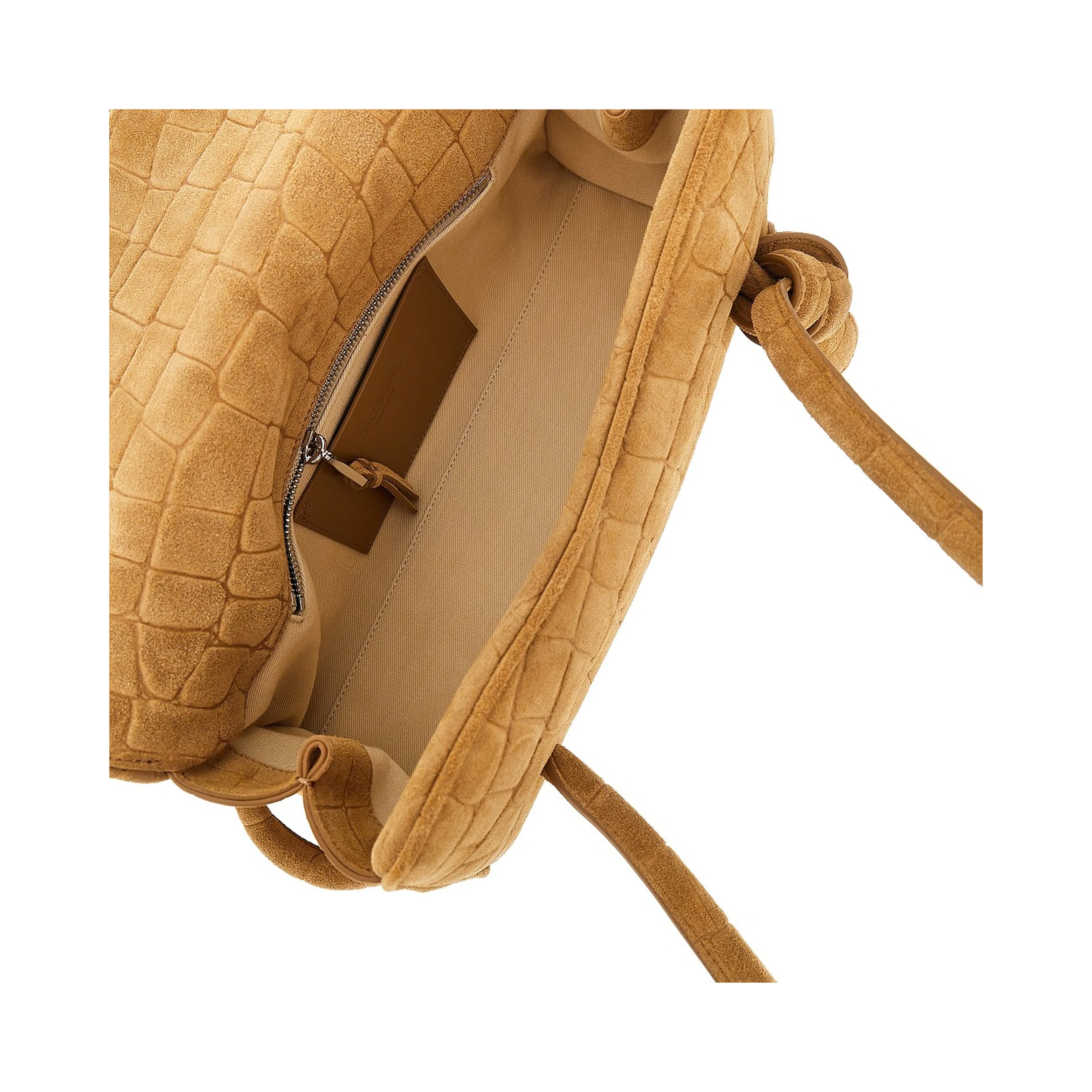 Embossed suede leather 'Turismo Long' bag