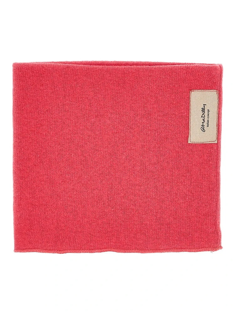 Cotton-blend neck warmer