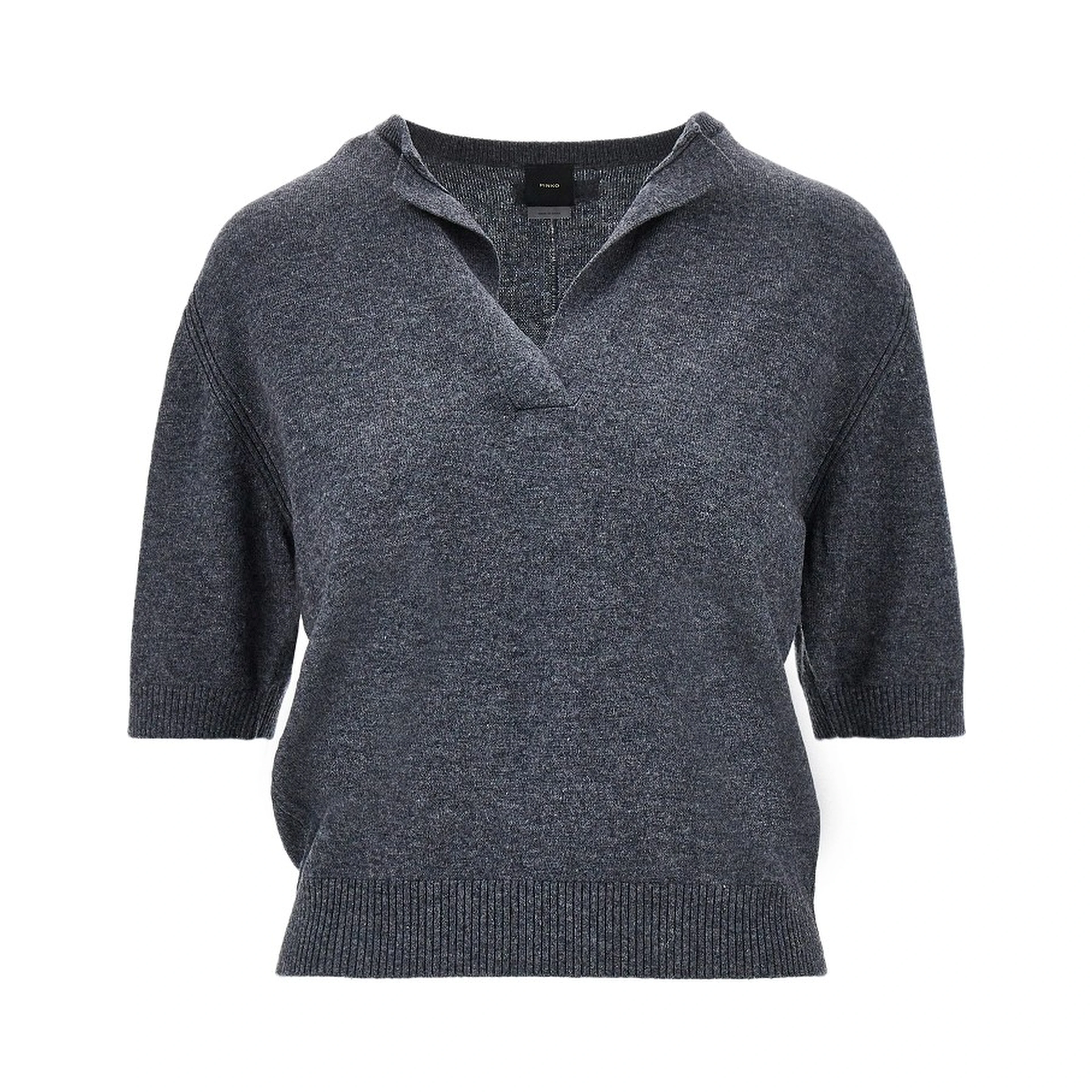 Cashmere and wool knitted top