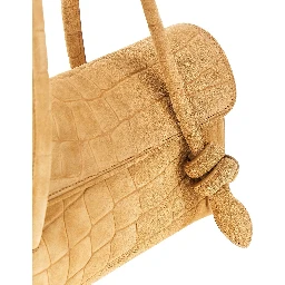 Embossed suede leather 'Turismo Long' bag
