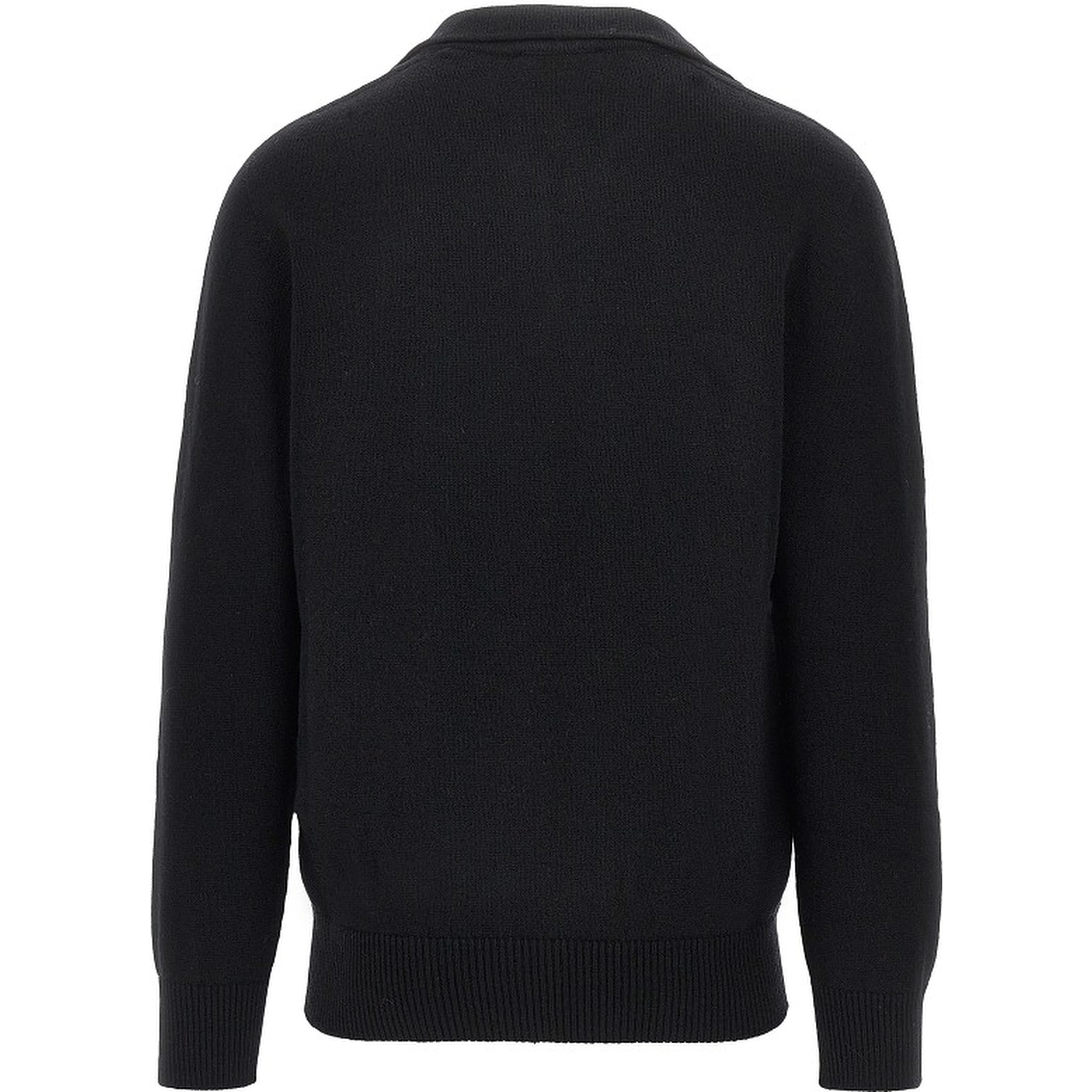 Merino wool and cashmere polo shirt