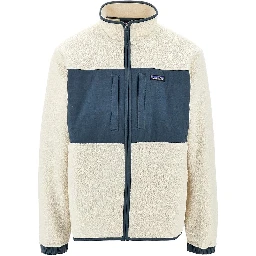 Retro Patch fleece jacket