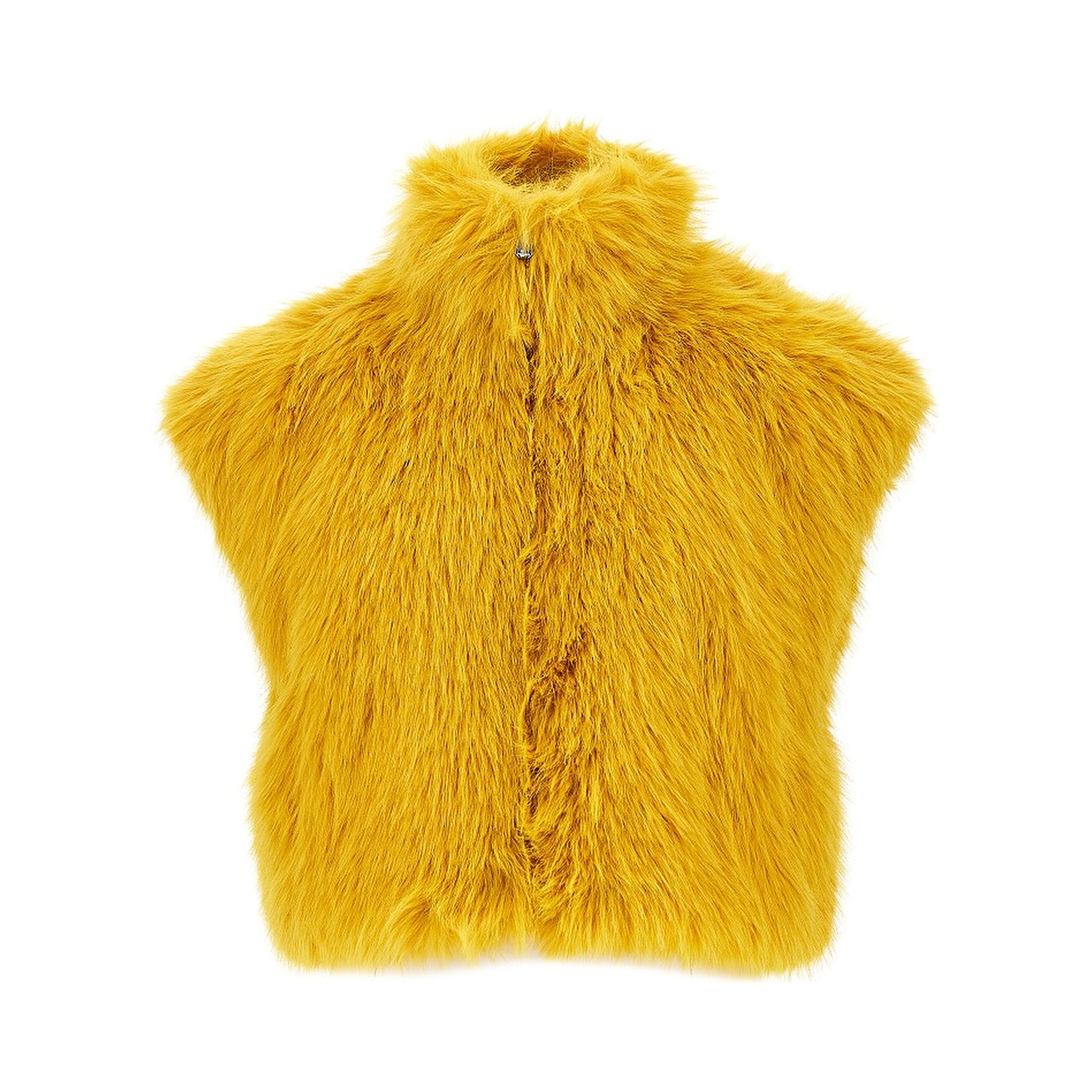 Faux fur vest
