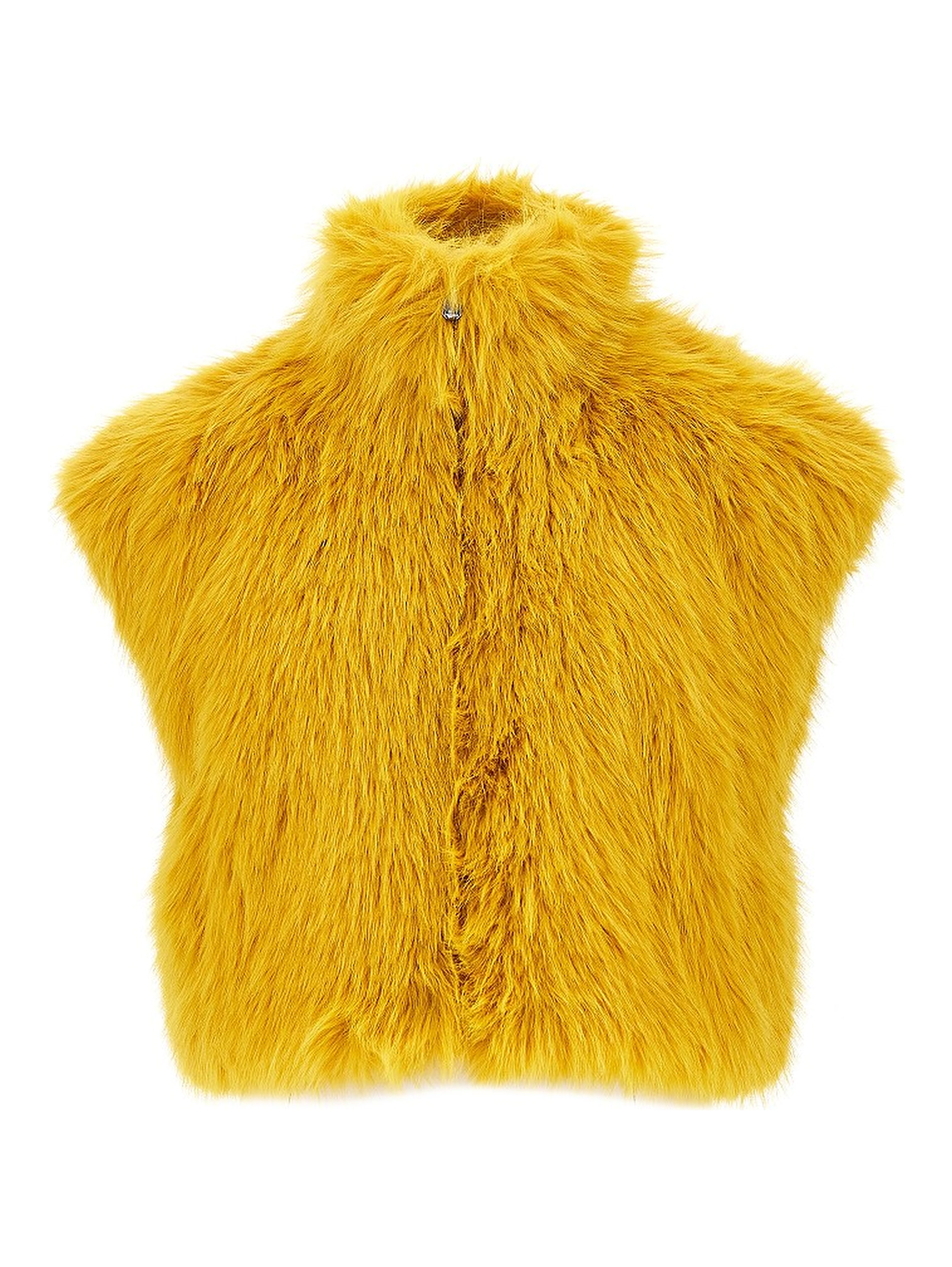 Faux fur vest