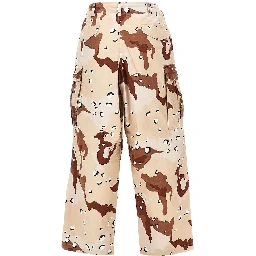 Baggy Fit camouflage cotton cargo pants