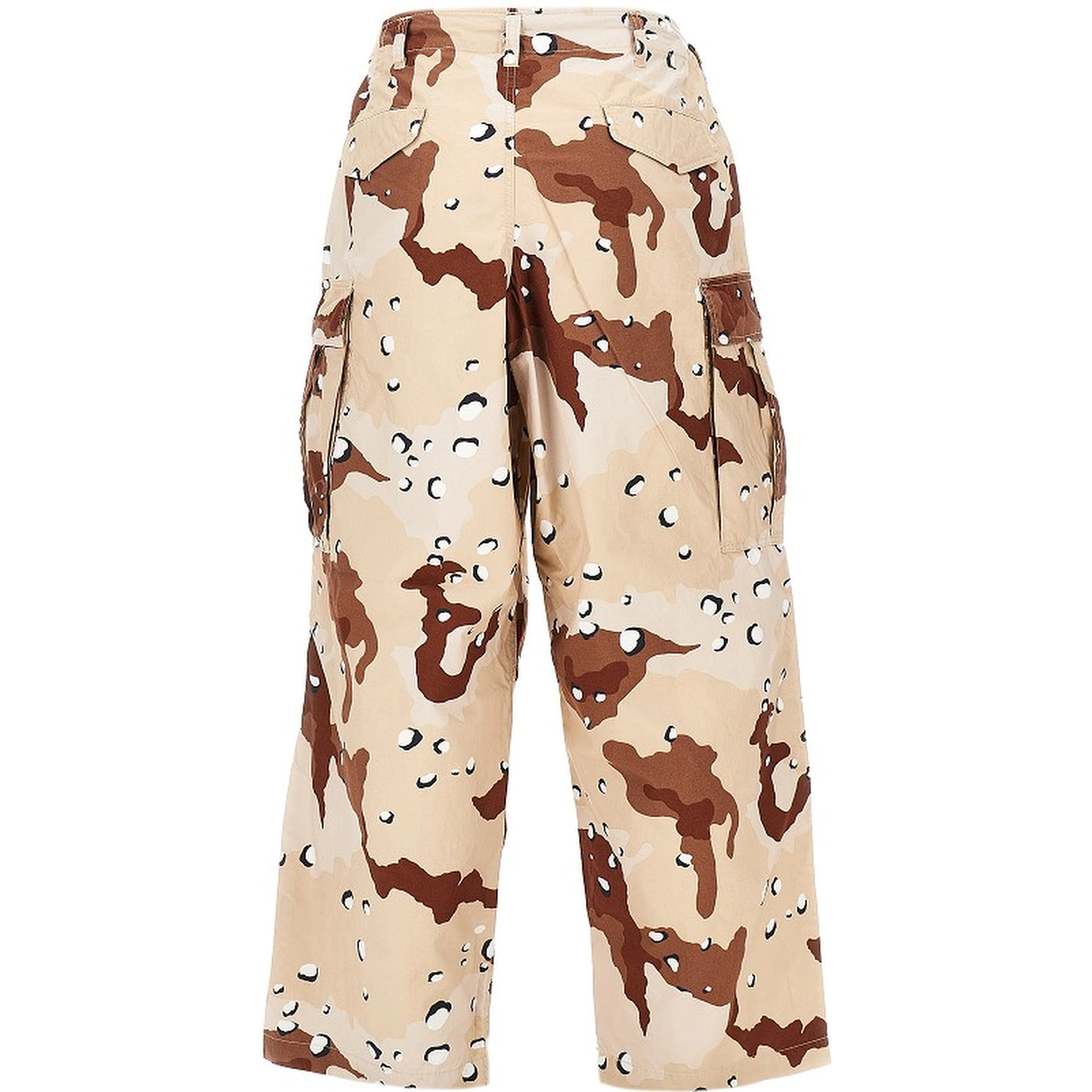 Baggy Fit camouflage cotton cargo pants