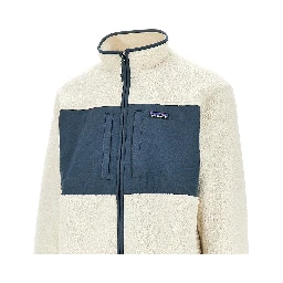 Retro Patch fleece jacket