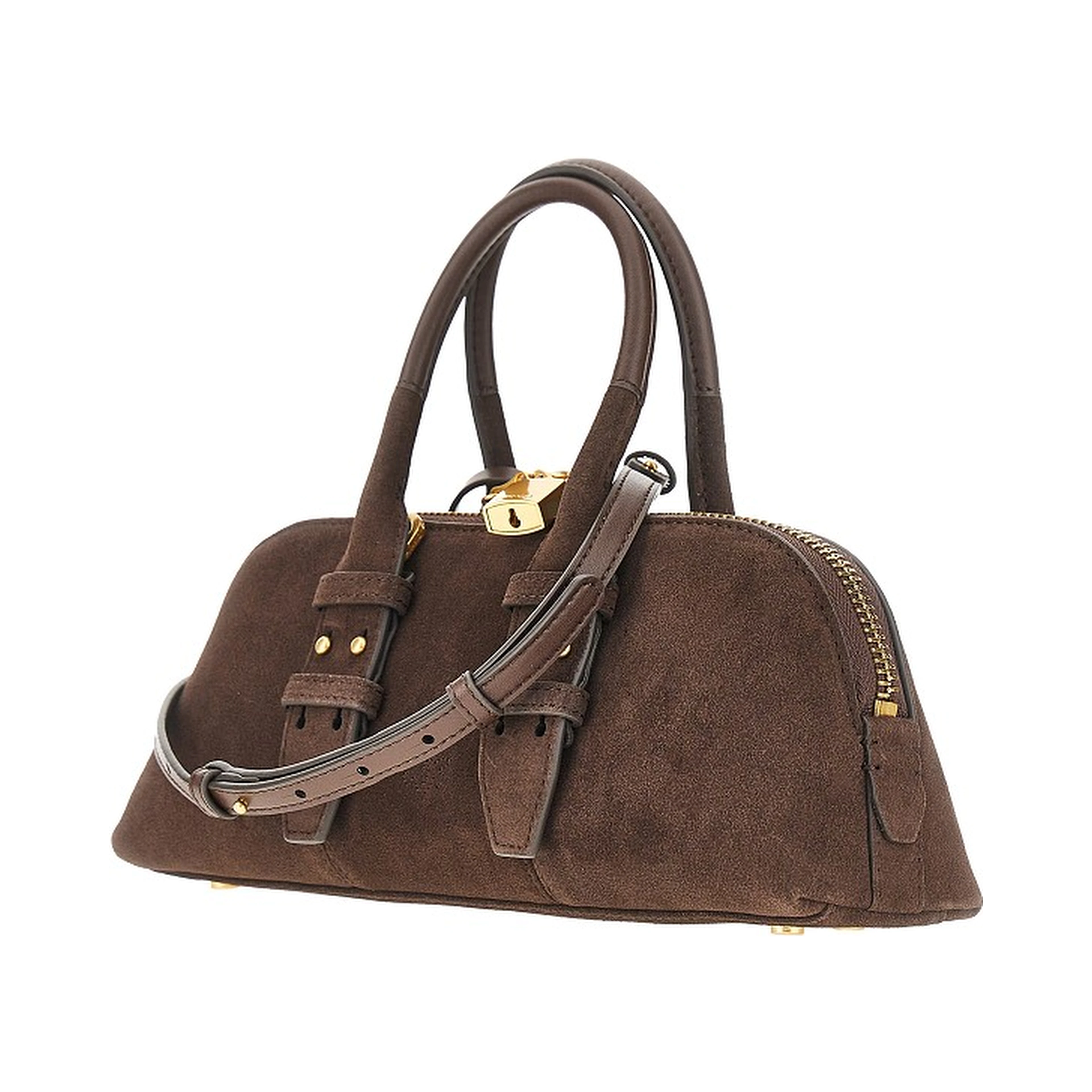 Suede leather small 'Escape Bag' bag