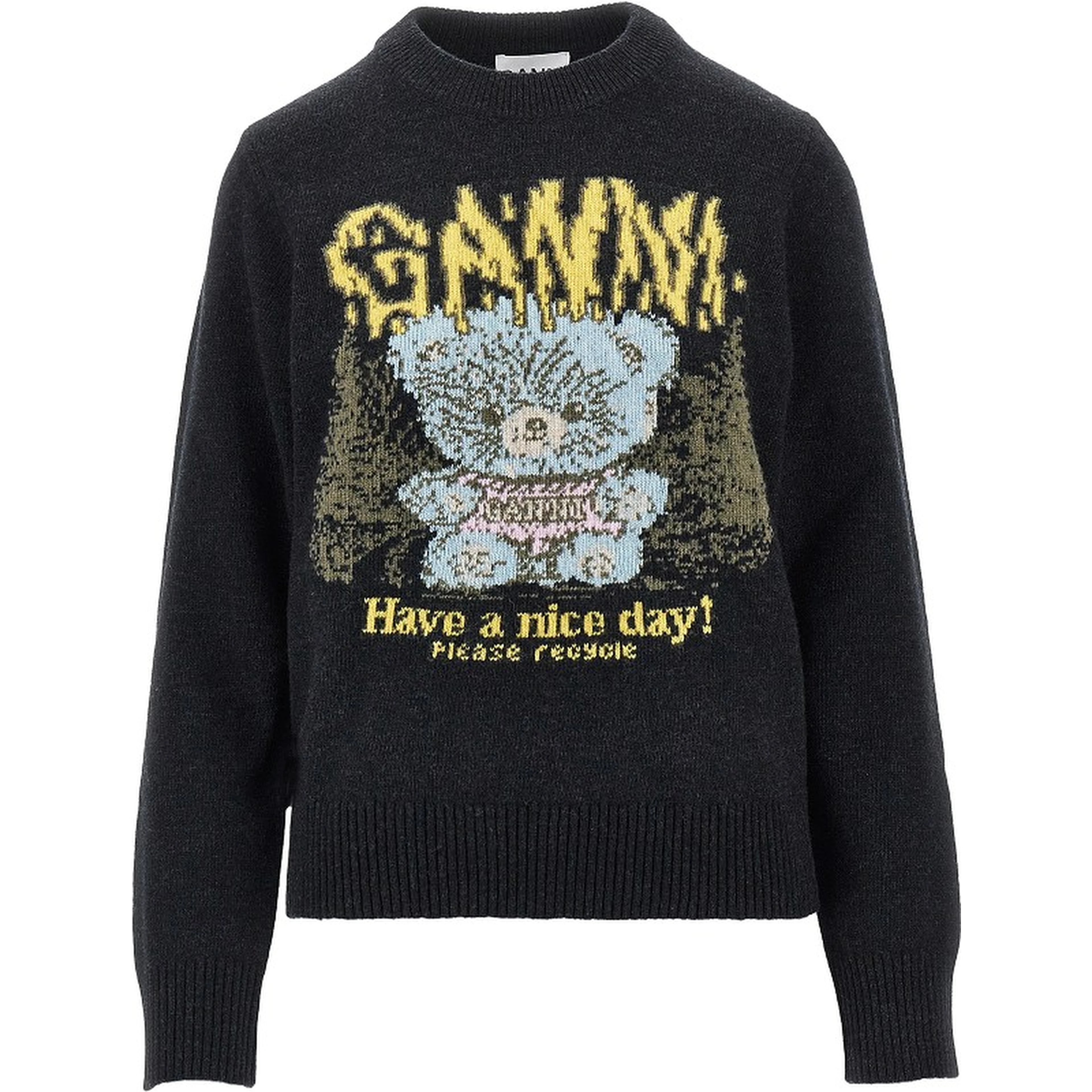 'Forest Teddy' wool-blend sweater