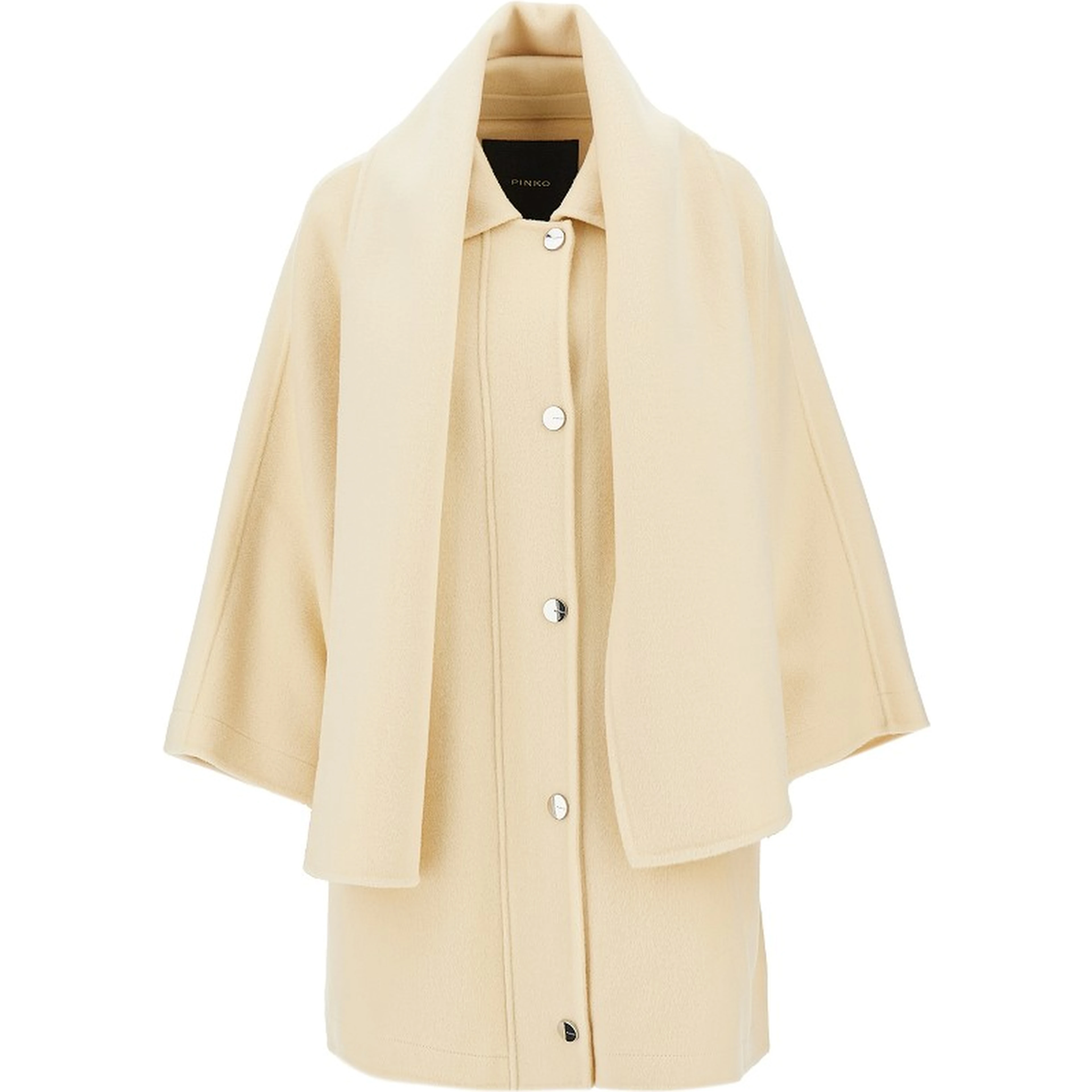 Double cloth cape with scarf