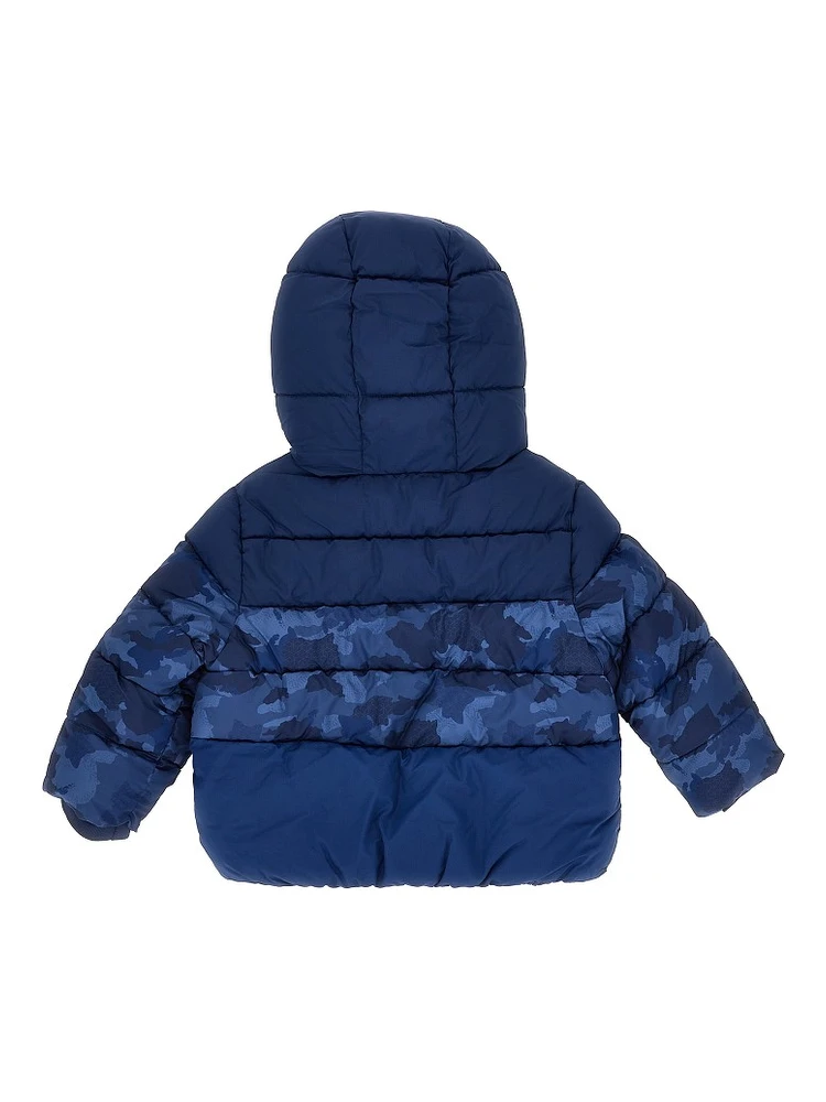 Camouflage motif padded jacket alternative