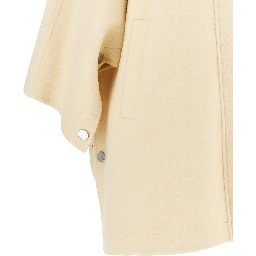 Double cloth cape with scarf