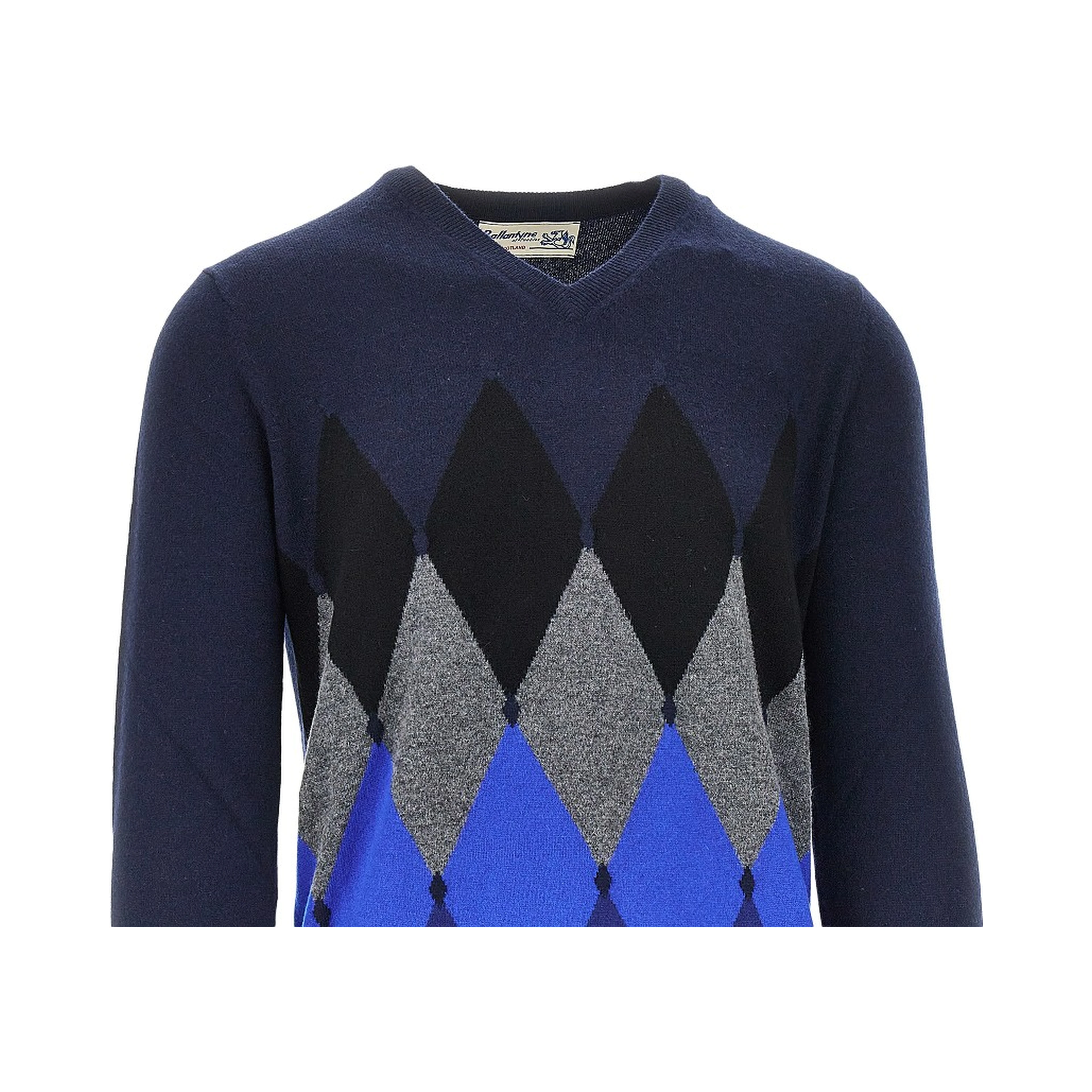 Lozenge cashmere sweater