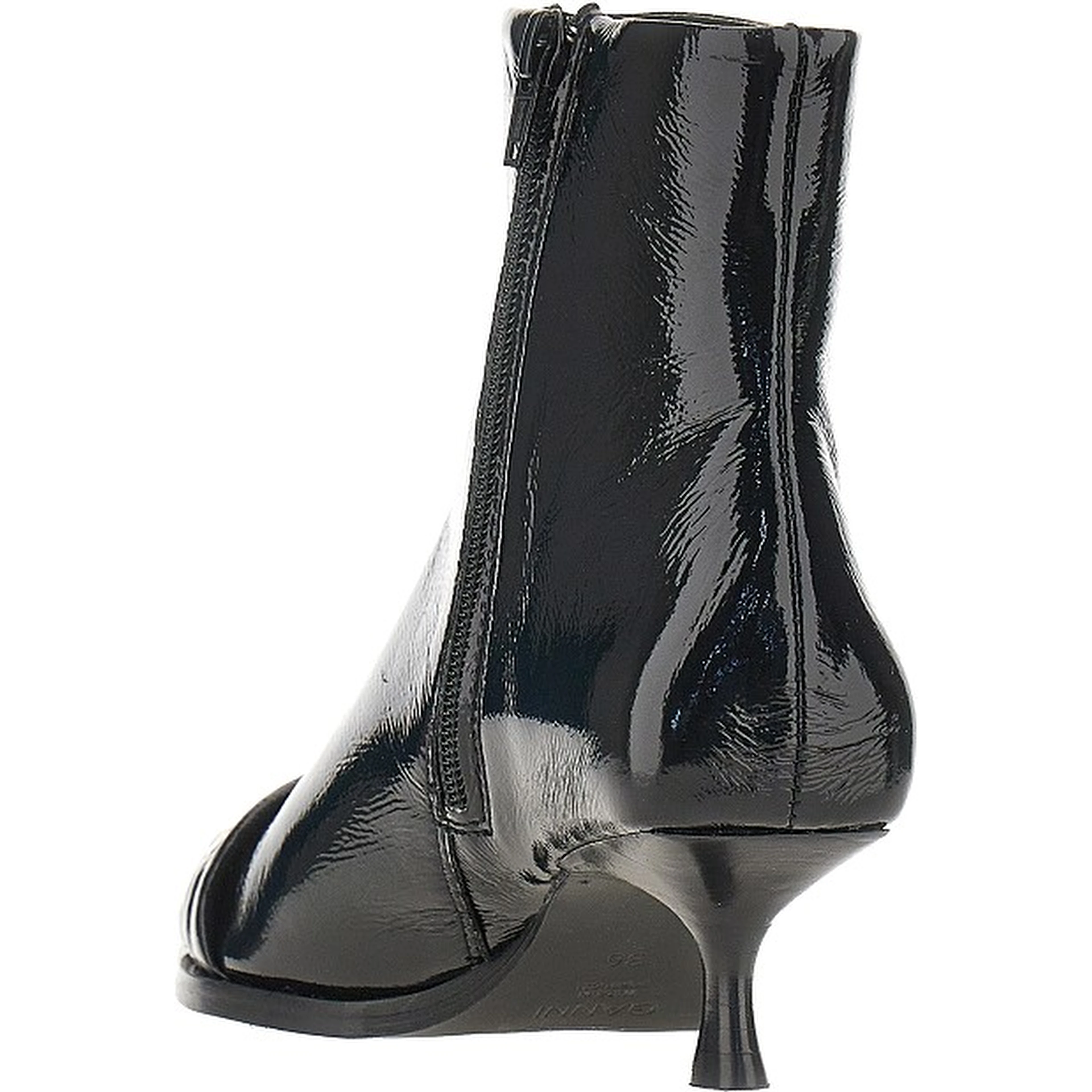 Faux leather boots