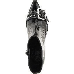 Faux leather boots