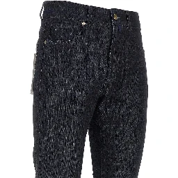 Stretch denim slim fit jeans