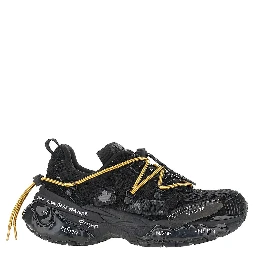 Suede leather and mesh 'Faster' sneakers