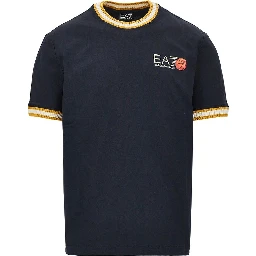 Cotton T-shirt with logo print