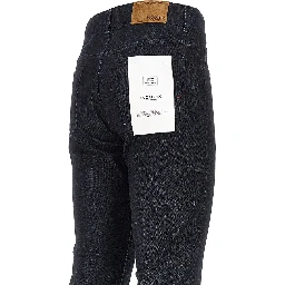 Stretch denim slim fit jeans