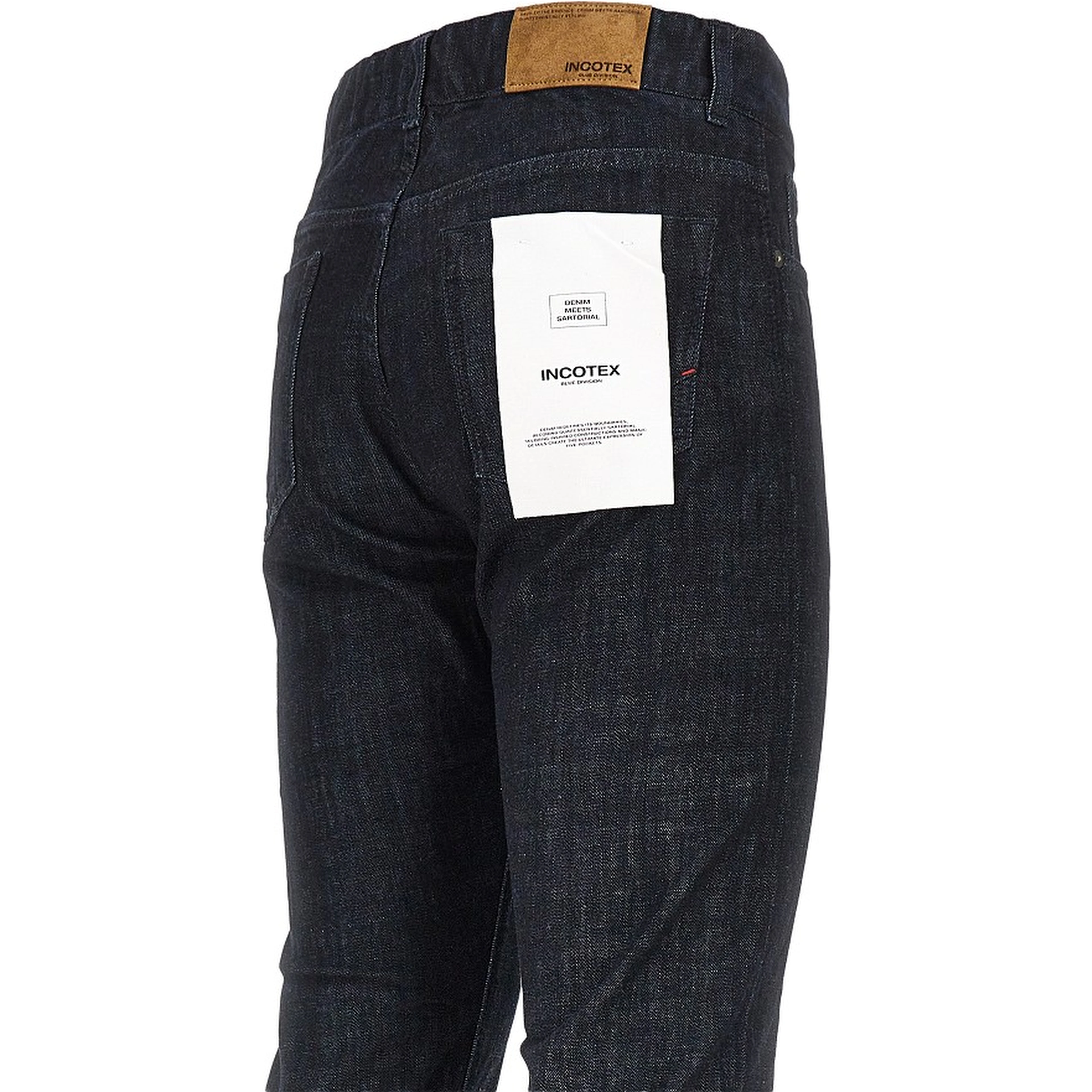 Stretch denim slim fit jeans