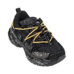 Suede leather and mesh 'Faster' sneakers