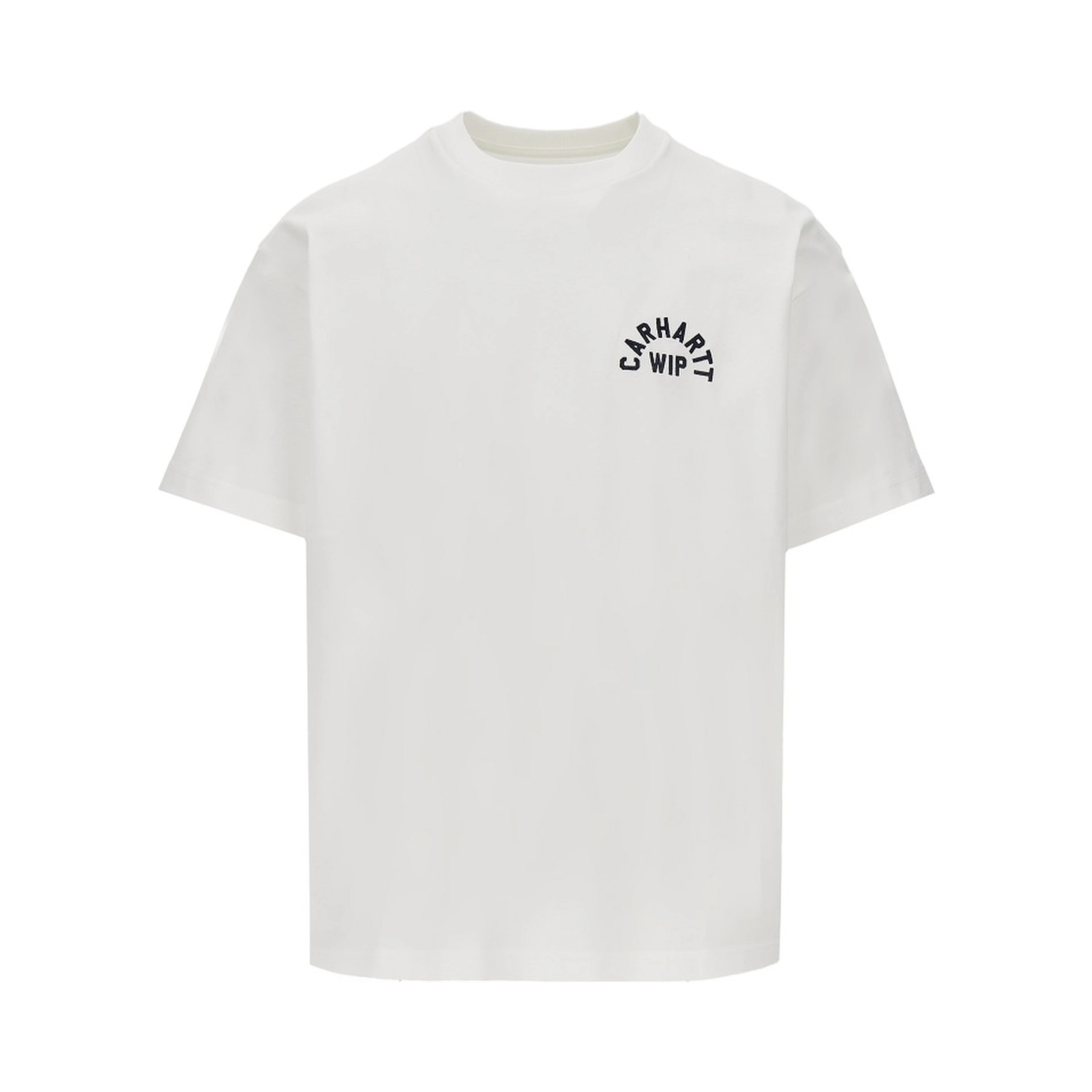 Jersey T-shirt with logo embroidery