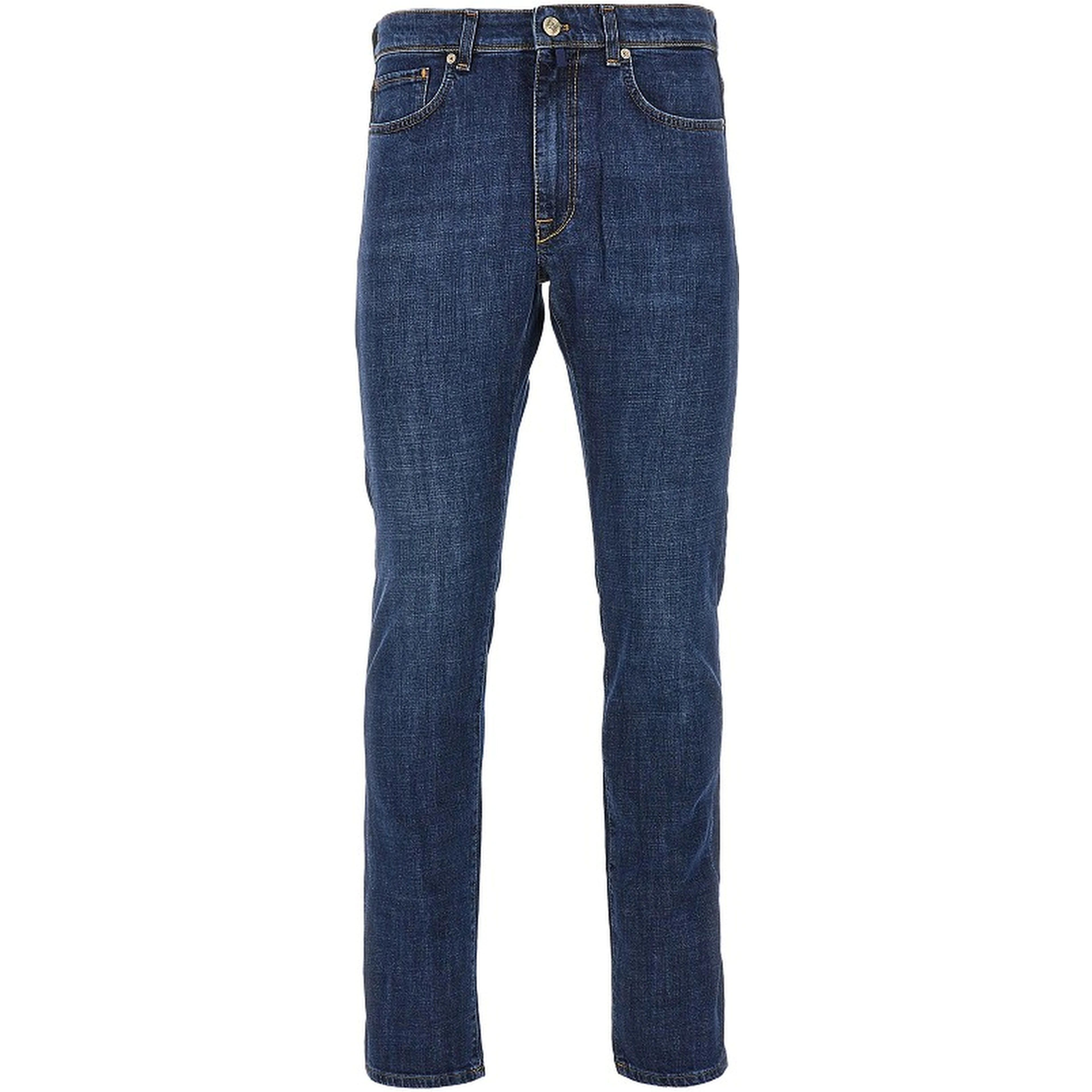Stretch denim slim fit jeans