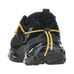 Suede leather and mesh 'Faster' sneakers