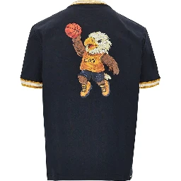 Cotton T-shirt with logo print
