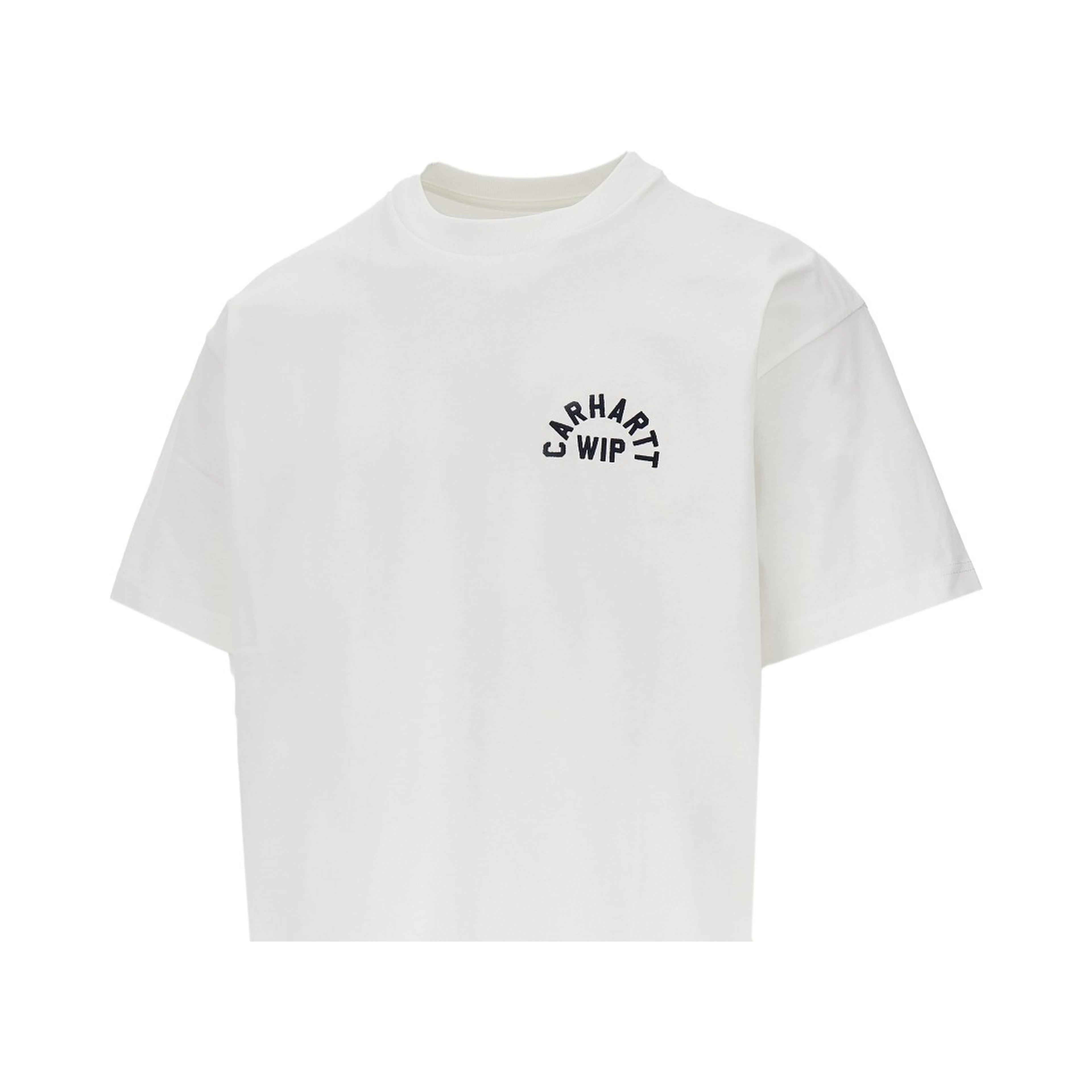 Jersey T-shirt with logo embroidery