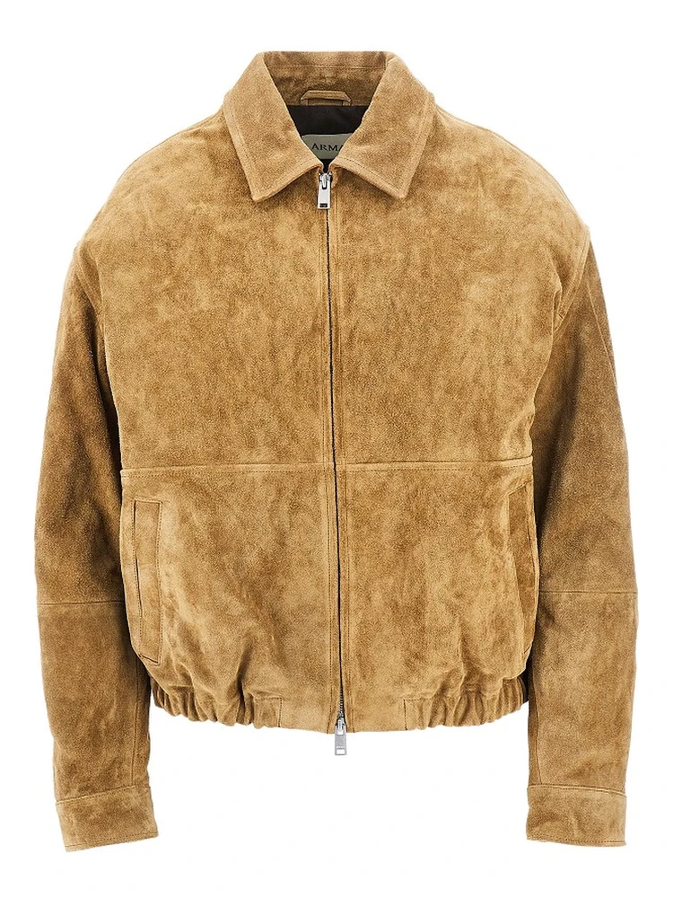 'Maddox' suede leather jacket