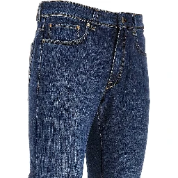 Stretch denim slim fit jeans