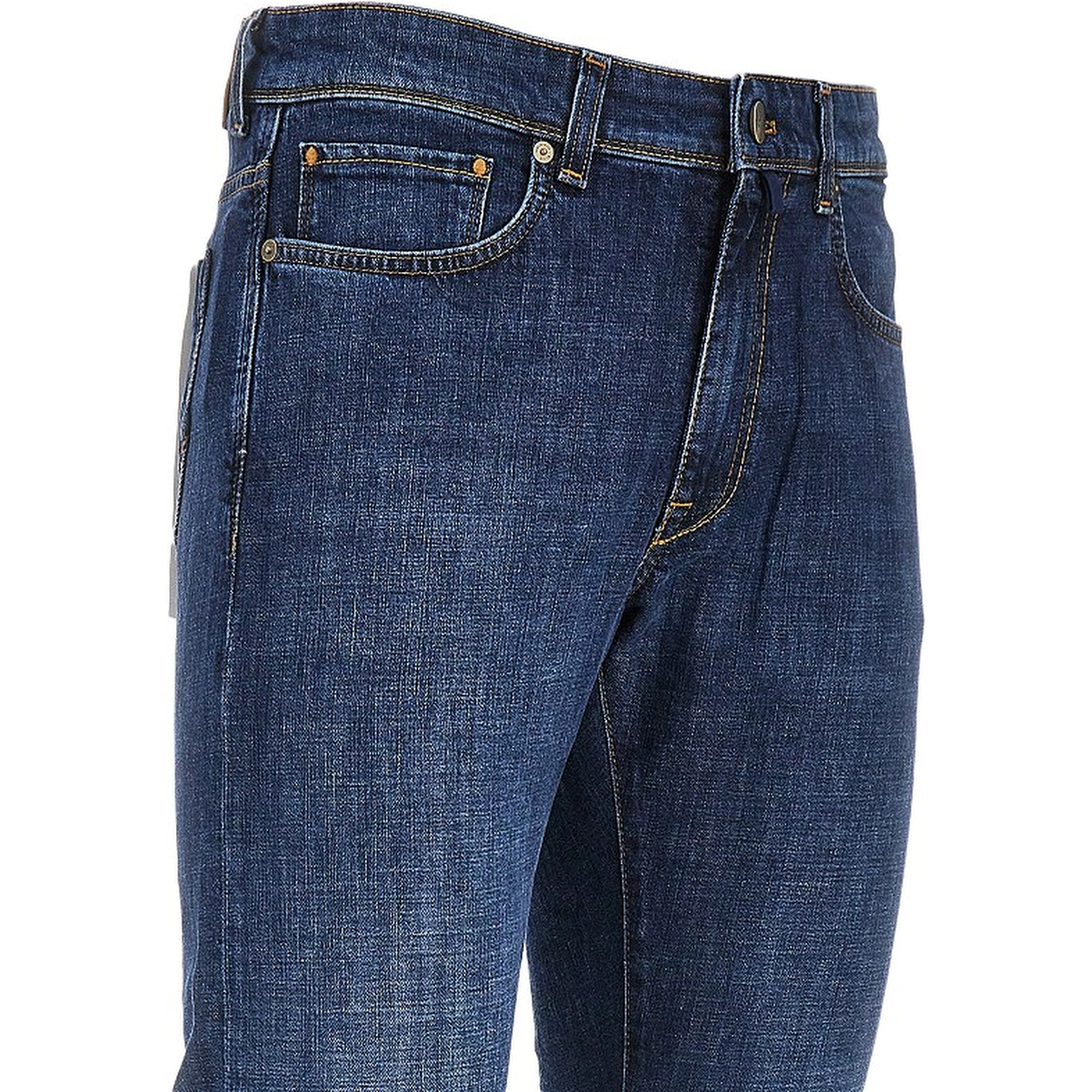 Stretch denim slim fit jeans
