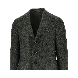 'Aida' single-breasted wool jacket