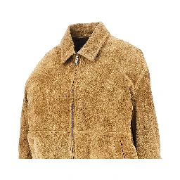 'Maddox' suede leather jacket