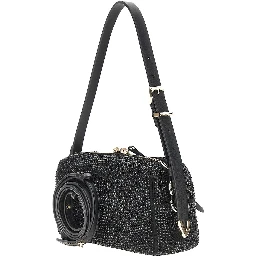 Full Strass Mini crossbody bag