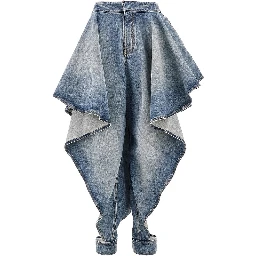Panelled jeans with cuff
