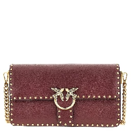 'Love One Slouchy' leather bag with studs
