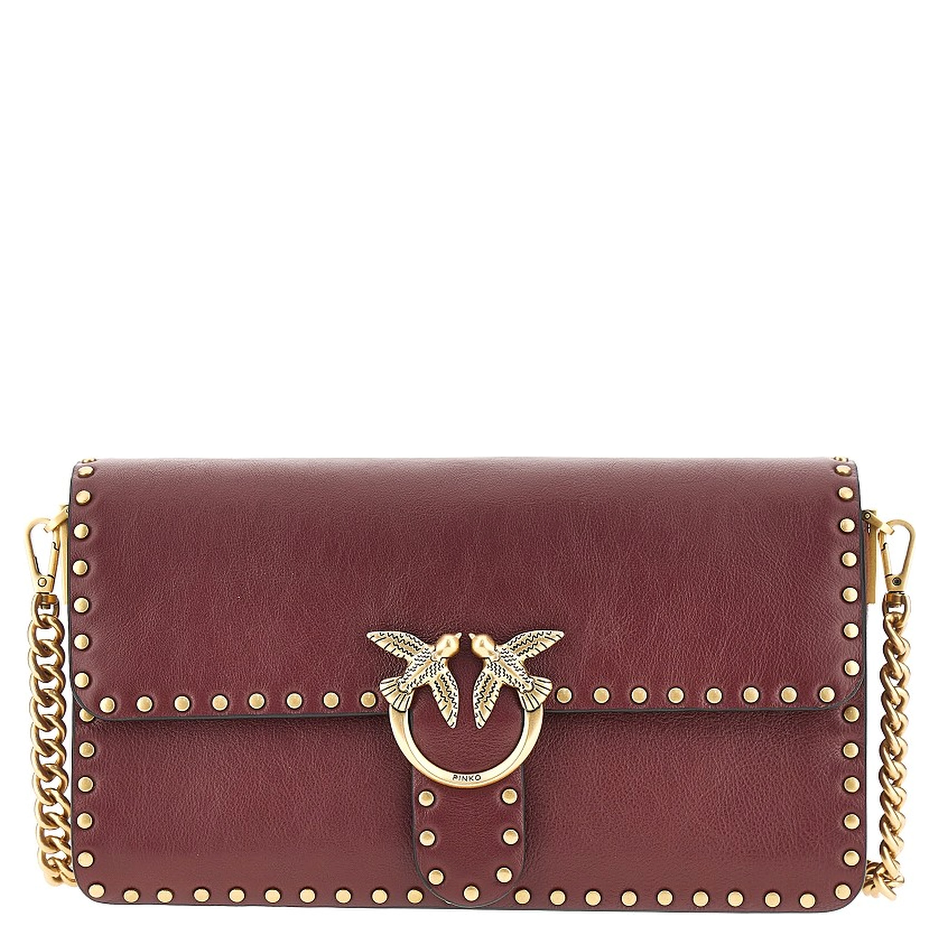 'Love One Slouchy' leather bag with studs
