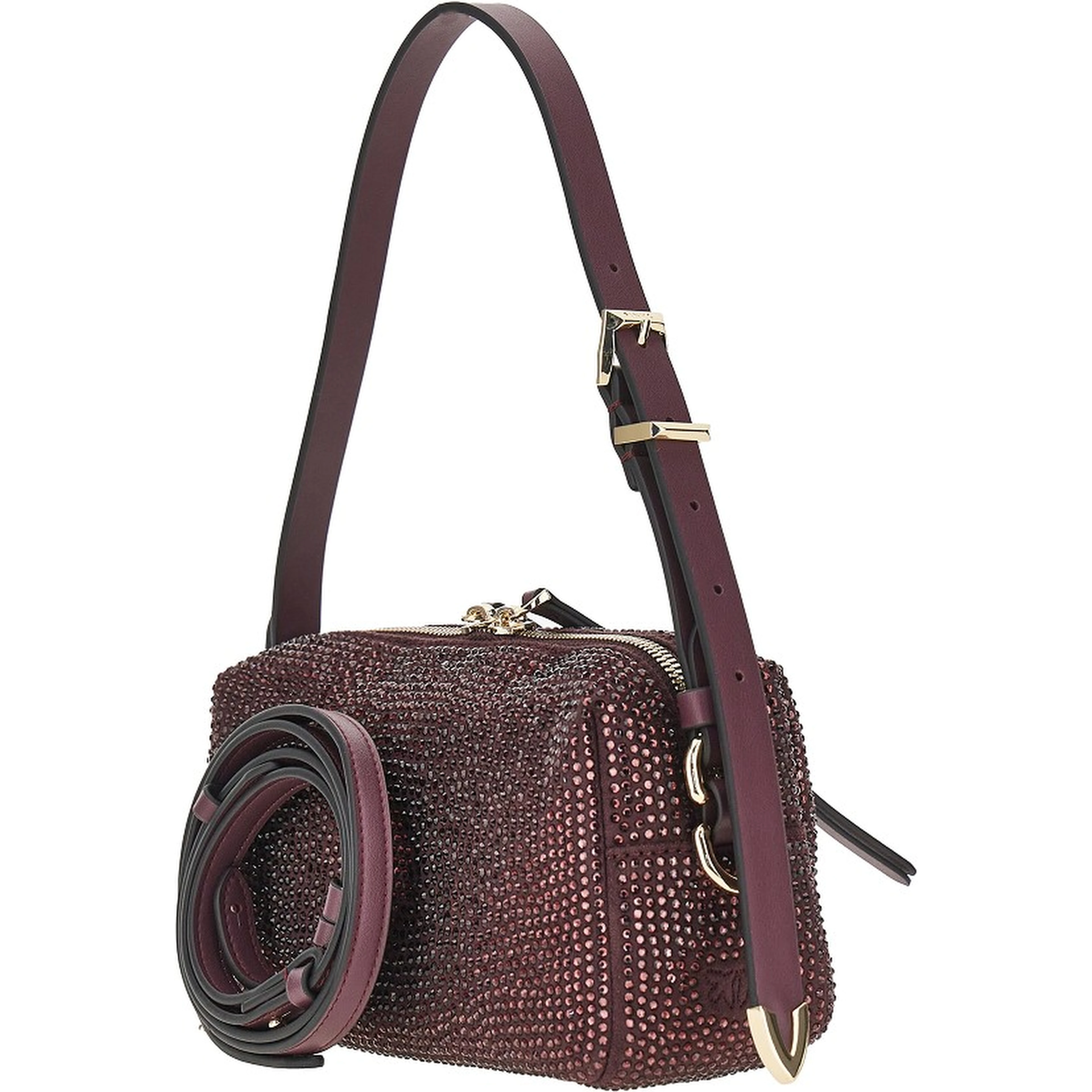 Full Strass Mini crossbody bag
