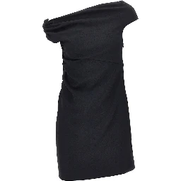 Stretch crêpe short dress