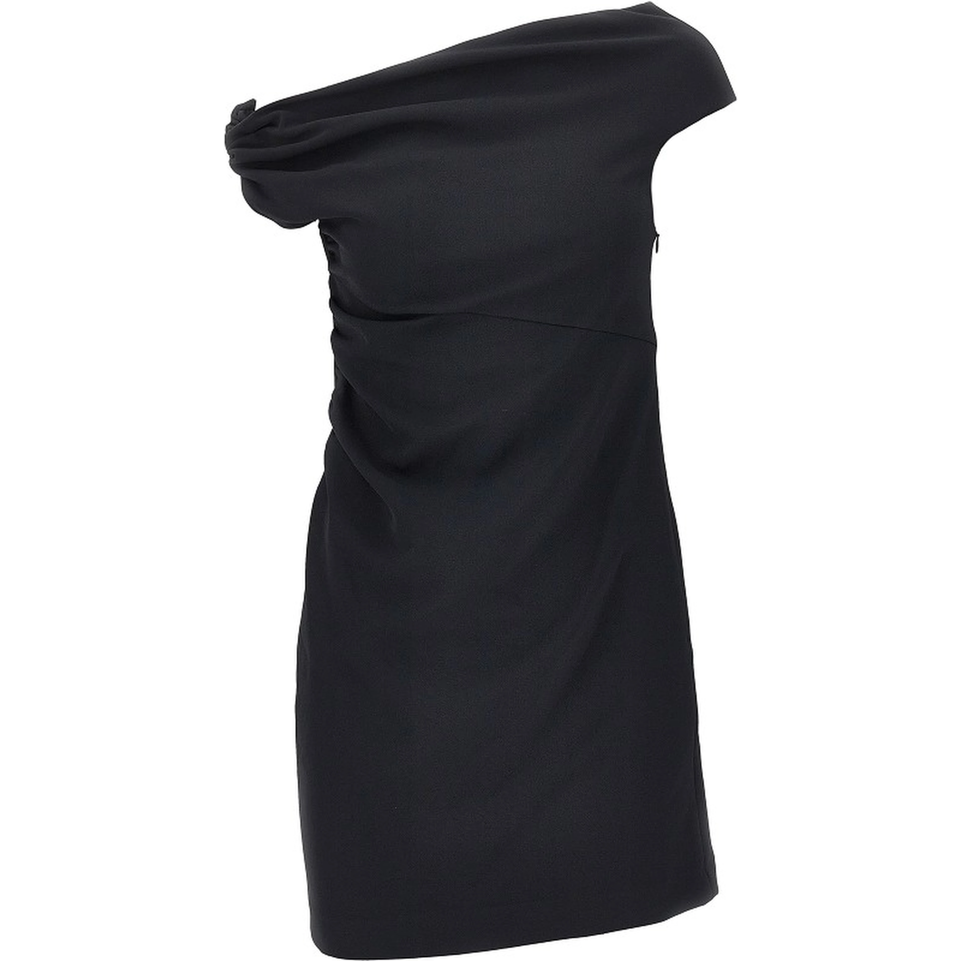 Stretch crêpe short dress