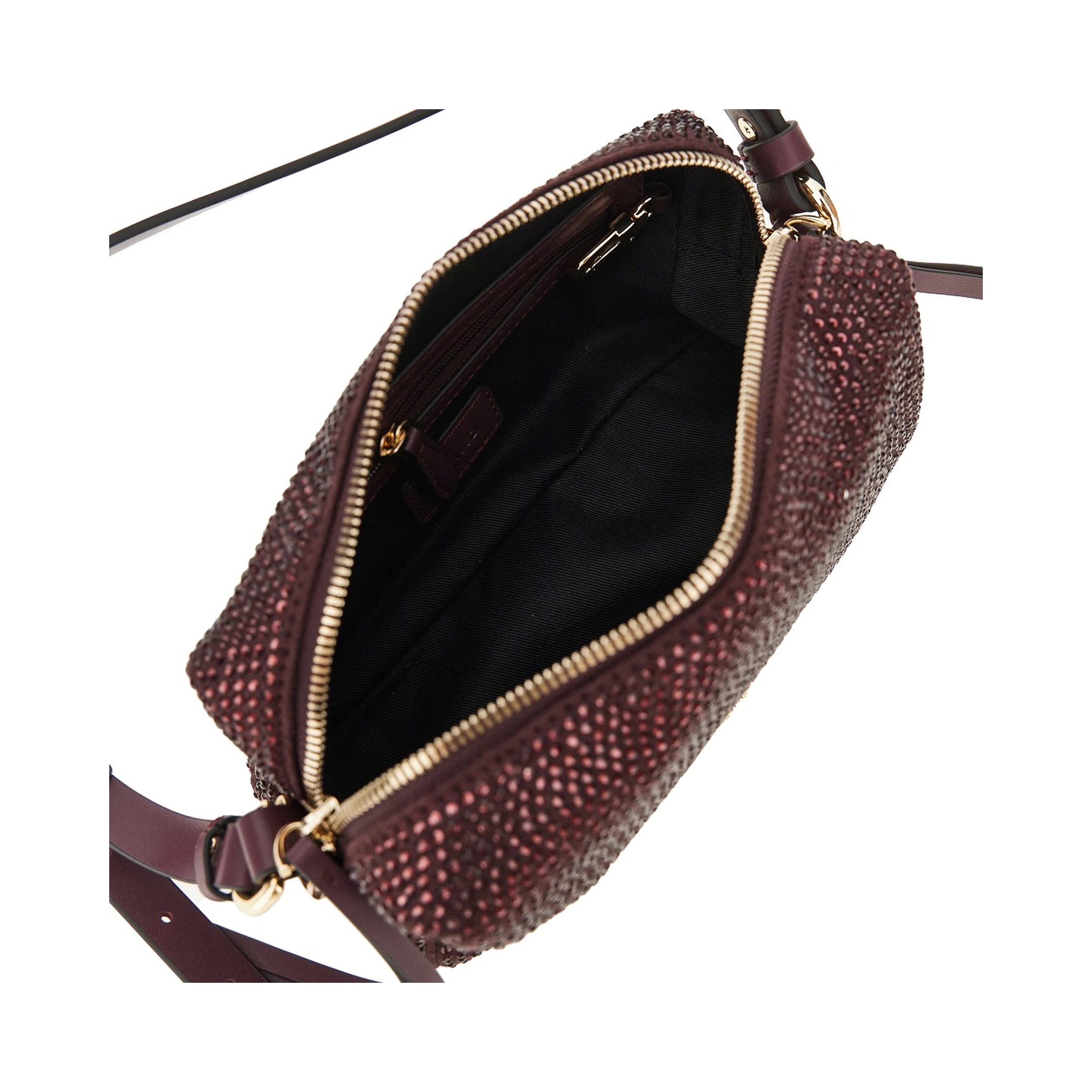 Full Strass Mini crossbody bag