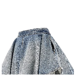 Panelled jeans with cuff