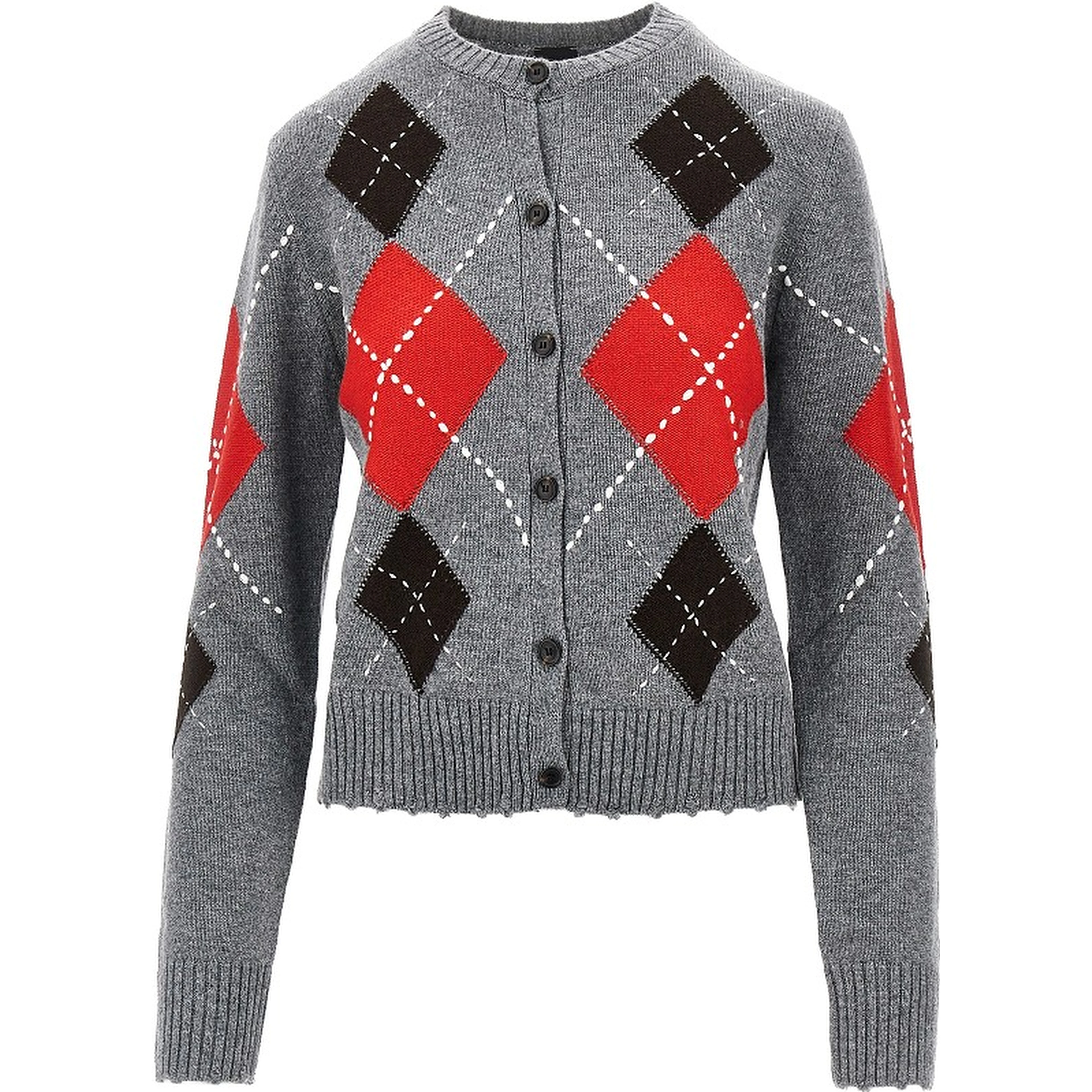 Wool and cashmere knitted cardigan