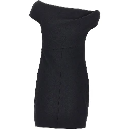 Stretch crêpe short dress