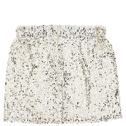 Sequinned mini skirt